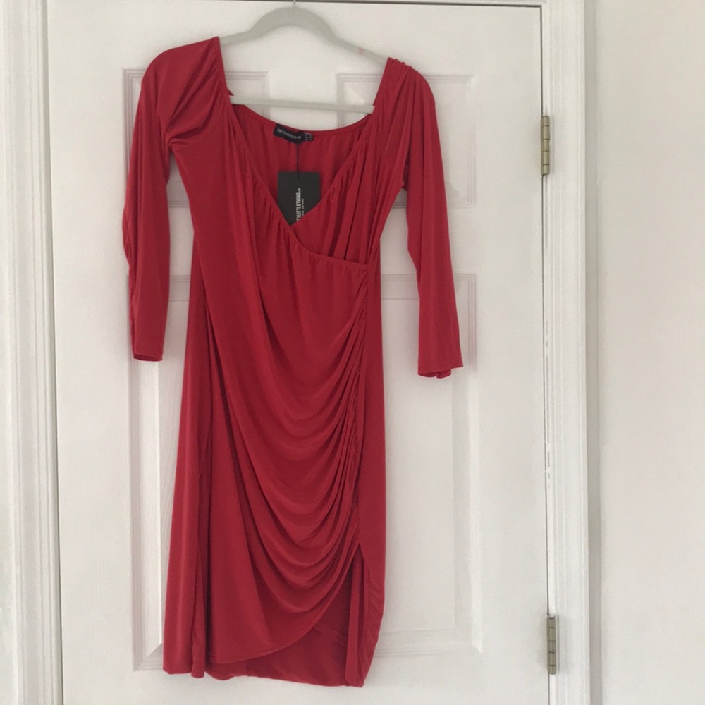 Ruched party dress
